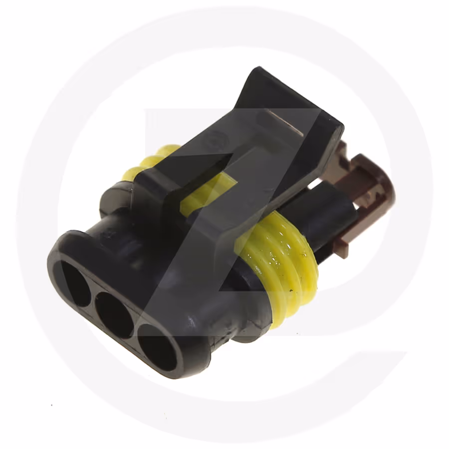 Con. superseal 1.5 mm male pour cosse femelle - 3 poles