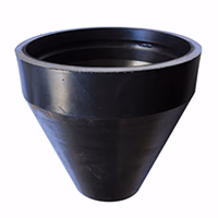 Cone caoutchouc ø 125 l.155 mm type ferrari