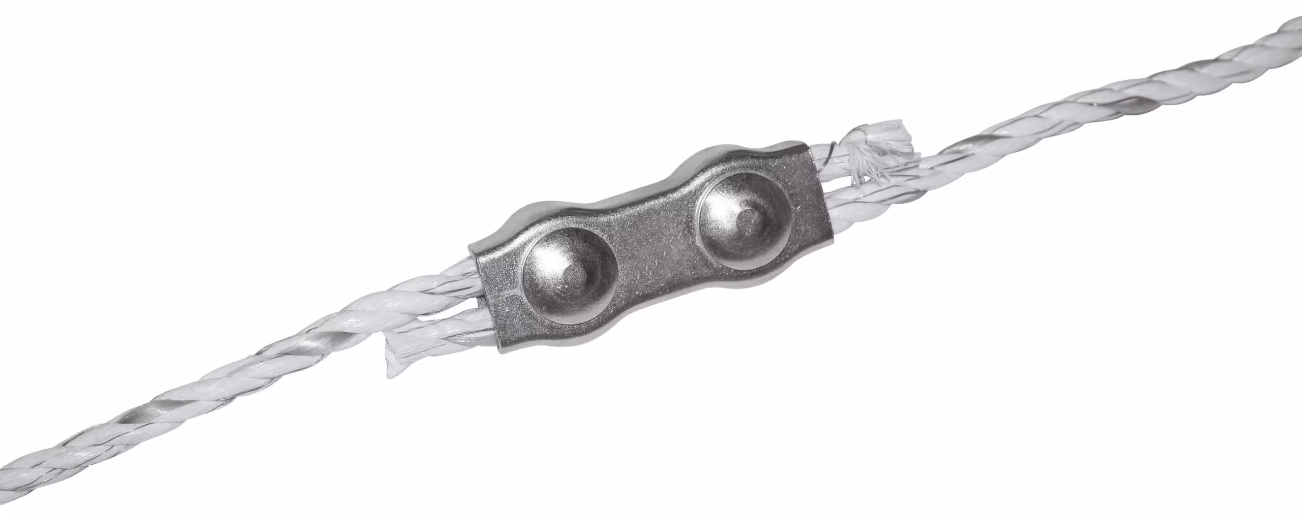 Connect. câble électr. jusqu'à 8 mm de diamètre, galvanisé