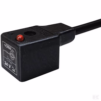 Connecteur avec câble moulé