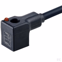 Connecteur avec câble moulé