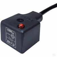 Connecteur avec câble moulé