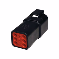 Connecteur deutsch dt femelle 6 poles