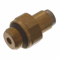 Connecteur fileté pour tube plastique
