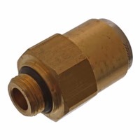 Connecteur fileté pour tube plastique