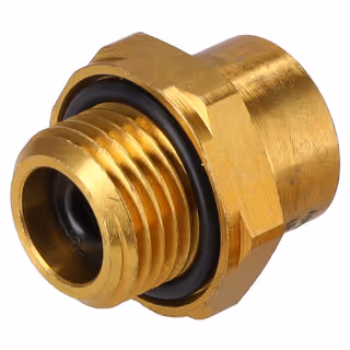 Connecteur fileté pour tube plastique
