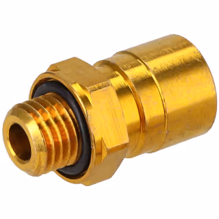 Connecteur fileté pour tube plastique