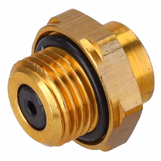 Connecteur fileté pour tube plastique