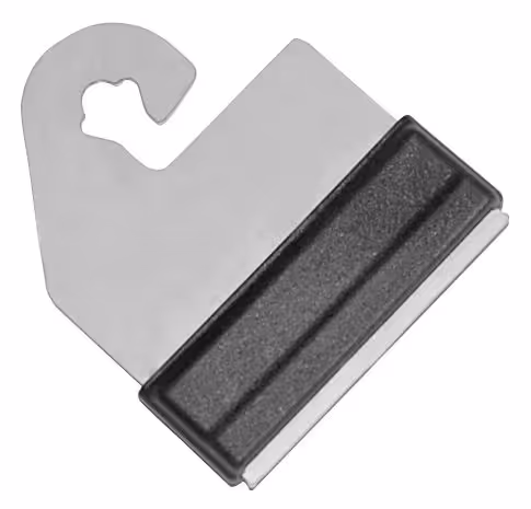 Connecteur poignée Litzclip inox, ruban 40mm