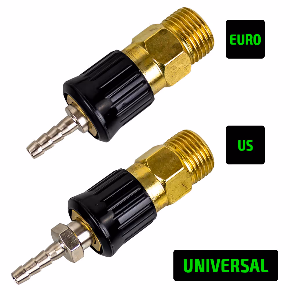 Connecteur rapide avec fixateur de protection femelle - filetage interne ¼