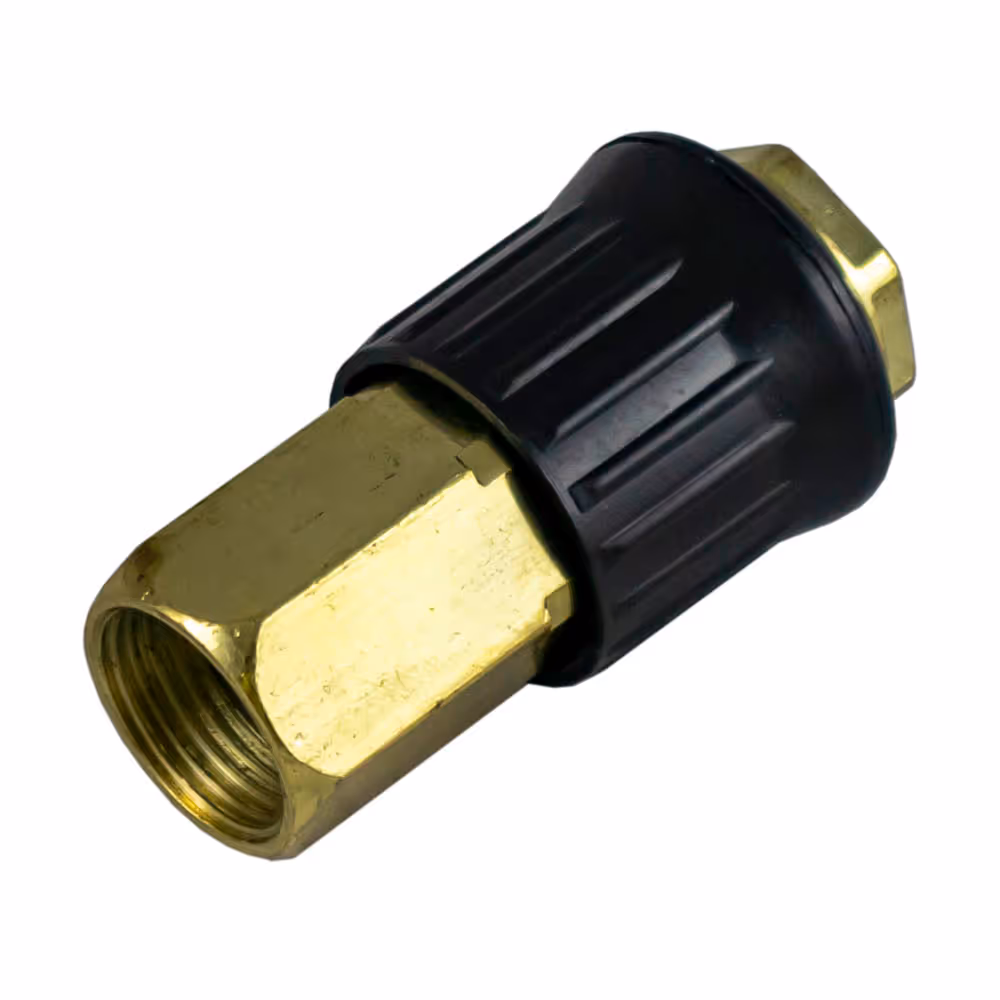 Connecteur rapide avec fixateur de protection femelle - filetage interne 3/8