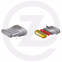 Connecteur superseals m / f - 5v jaune 1.5 mm - 4 pcs
