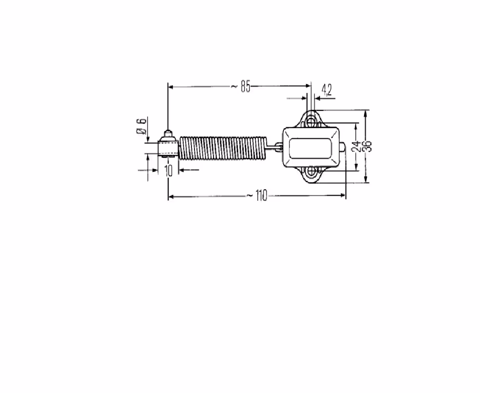 Contacteur de feu de stop 12/24 V 5121786 adaptable