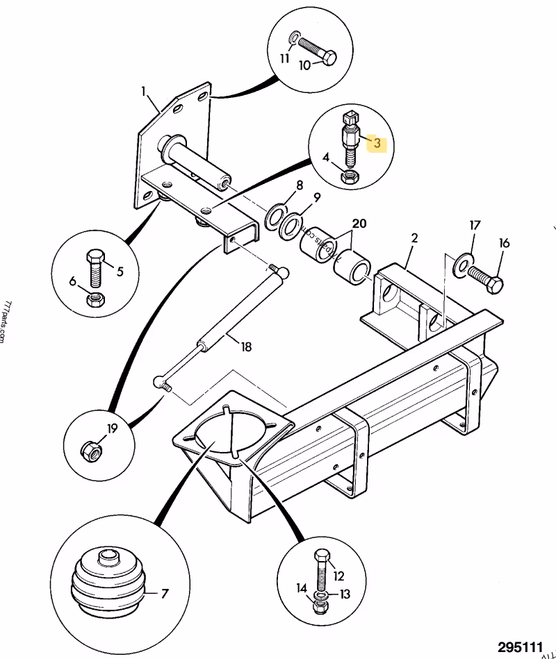 CONTACTEUR FREIN A MAIN JCB REF 701/72500
