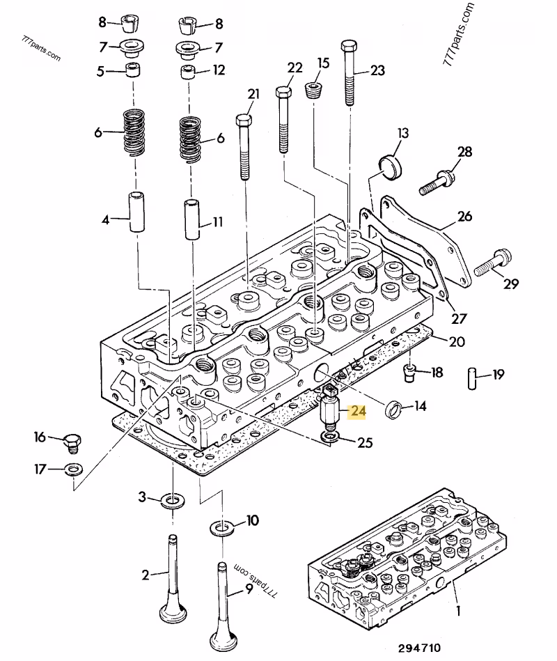CONTACTEUR TEMPERATURE EAU JCB REF 701/80317