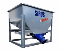 Container HOPPER - Sortie déportée 1150L