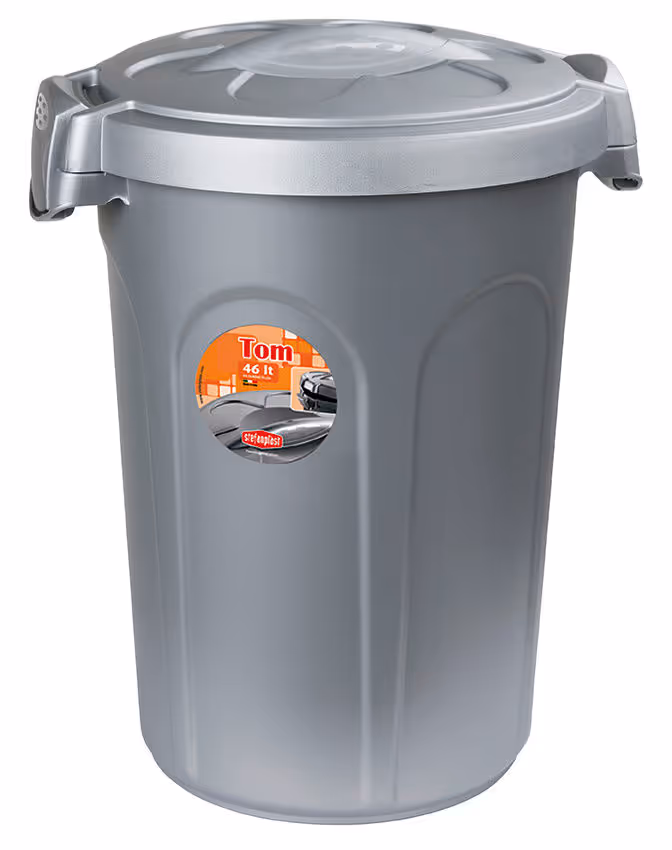 Conteneur à aliments Tom gris, 16kg, 46L