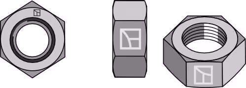 contre-écrou - hexagonal