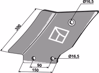 Contre lame modèle gauche 