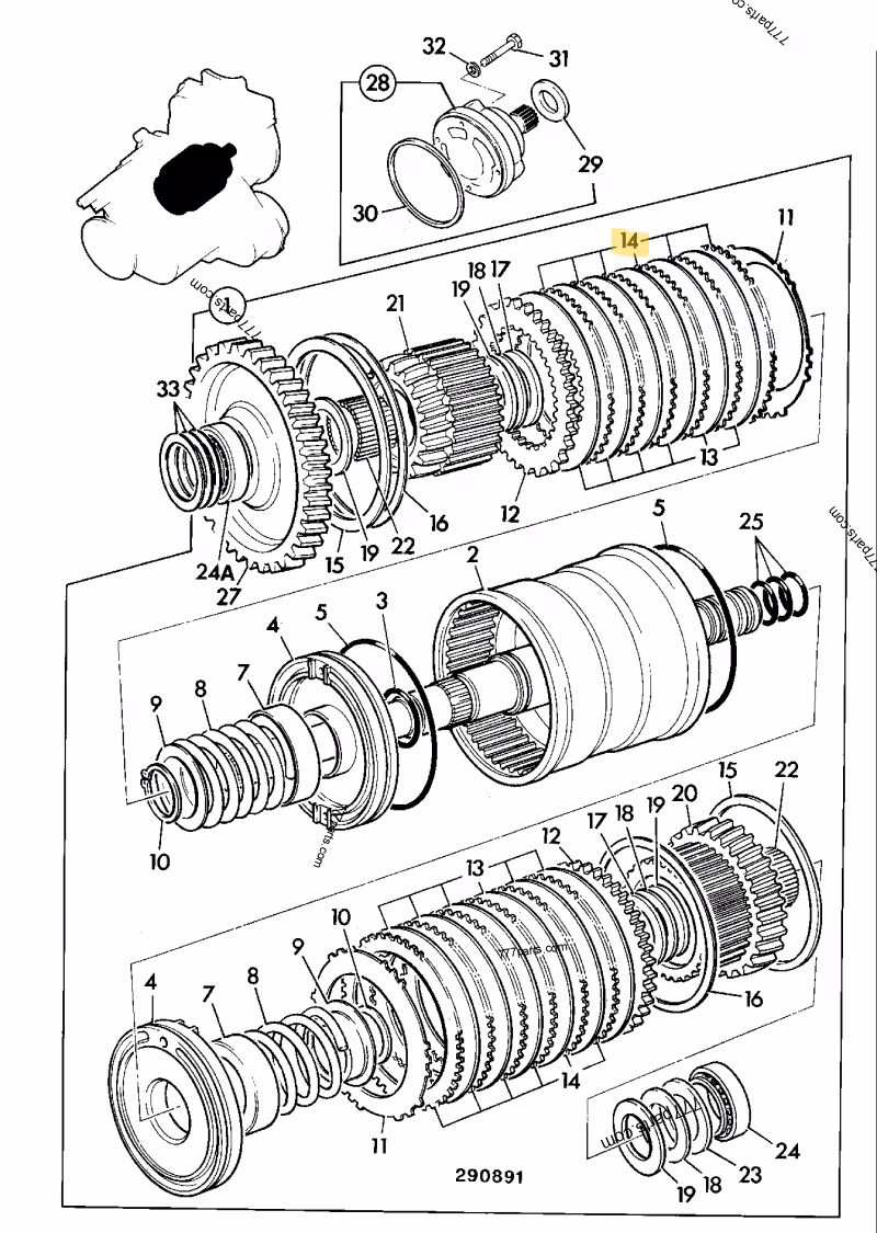 CONTRE PLAQUE JCB REF 445/12307