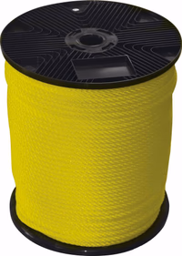 CORDAGE POLYPRO ANTI-UV JAUNE 16MM X 35M
