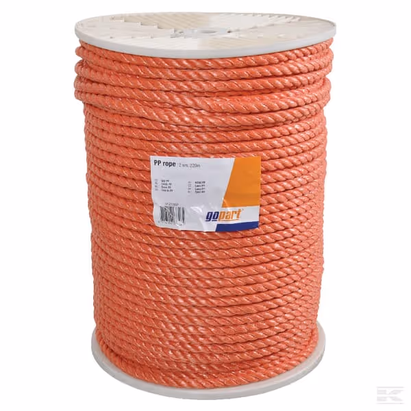 Corde PP orange 14 mm, 220 m