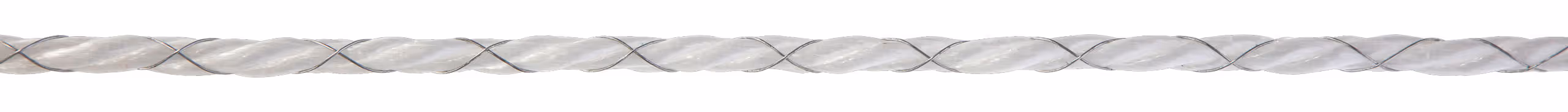 Cordelette Basic Classe blanc 6mm 200m 2x0,50mm