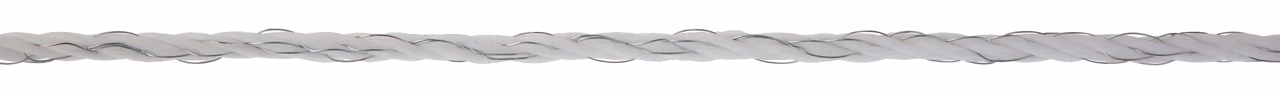 Cordelette Classic 6mm,200m blanc, 6x0,40 inox