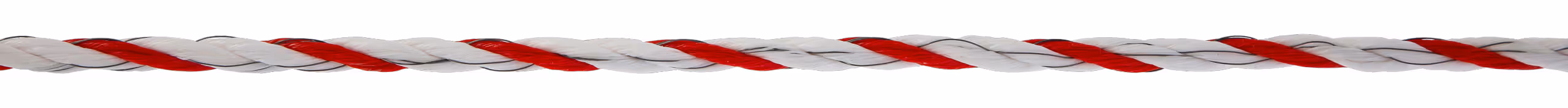 Cordelette Profi 6mm 200m 6x0,30 TriC blanc/rouge