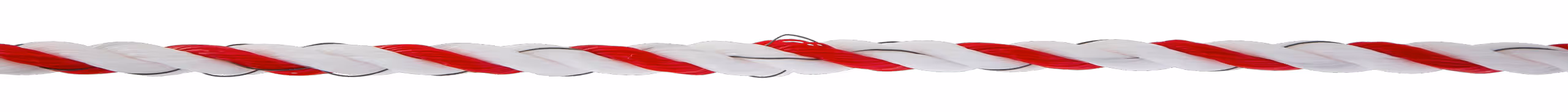Cordelette Profi 6mm 500m 6x0,30 TriC blanc/rouge