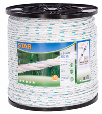 Cordelette StarClasse 6mm 500m blc/vert 3x0,3mmInox 3x0,3mmCu
