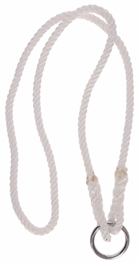 Cordes de vêlage nylon avec anneaux, la paire