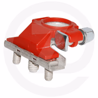 Cosse batterie (+) fix. m6 + m8 + m6 (bl. 1 pc)