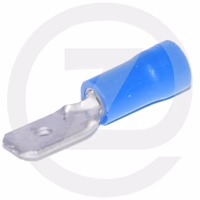 Cosse bleue plate mâle 6.3 x 0.8mm - 10 pcs