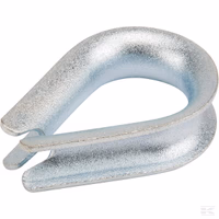 Cosse-coeur zingué 19 mm