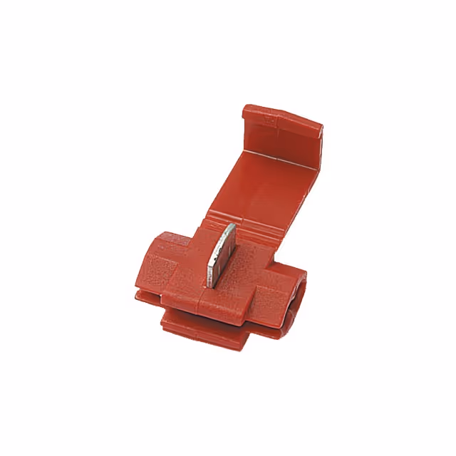 Cosse connecteur auto-denudant rouge blister de 5