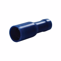 Cosse ronde femelle bleu 5mm sachet de 100
