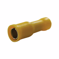 Cosse ronde femelle jaune 5mm blister de 14