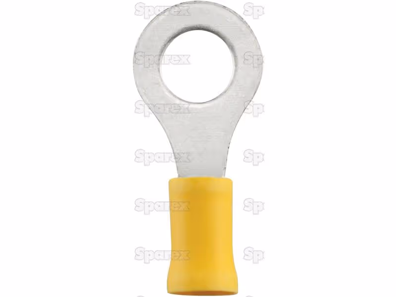Cosses à plage ronde, double Grip, 8.4mm, jaunes (4.0 - 6.0mm) - Vendu par 100