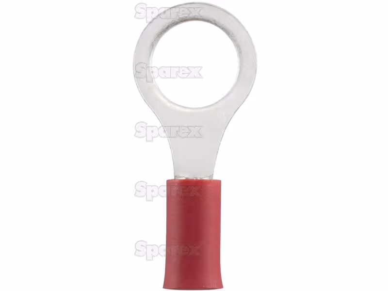 Cosses à plage ronde, double Grip, 8.4mm, rouges (0.5 - 1.5mm) - Vendu par 100