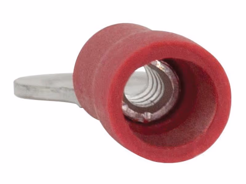 Cosses à plage ronde, Standard Grip, 8.4mm, rouges (0.5 - 1.5mm) - Vendu par 100