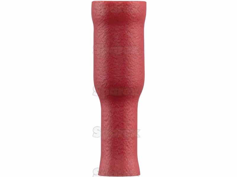 Cosses cylindriques, double Grip - Femelle, 4.0mm, rouges (0.5 - 1.5mm) - Vendu par 100