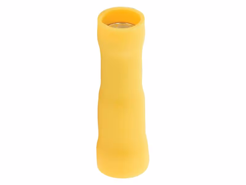 Cosses cylindriques, double Grip - Femelle, 5.0mm, jaunes (4.0 - 6.0mm) - Vendu par 100