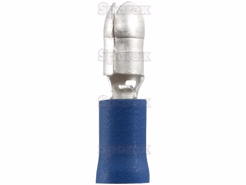 Cosses cylindriques, double Grip - Mâle, 5.0mm, bleues (1.5 - 2.5mm) - Vendu par 100