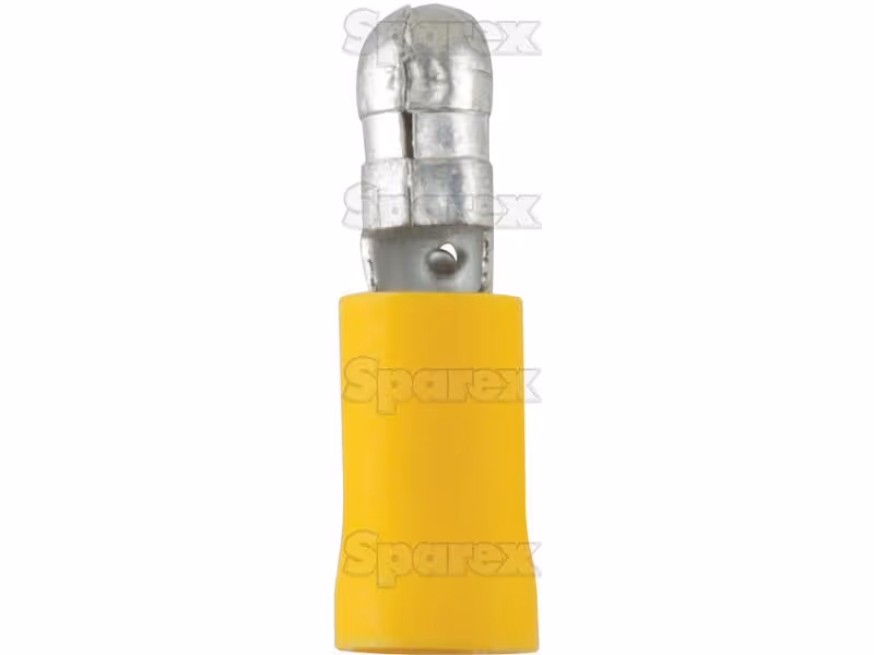 Cosses cylindriques, double Grip - Mâle, 5.0mm, jaunes (4.0 - 6.0mm) - Vendu par 100