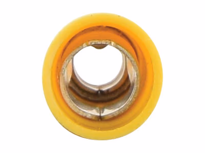 Cosses cylindriques, Standard Grip - Femelle, 5.0mm, jaunes (4.0 - 6.0mm) - Vendu par 100