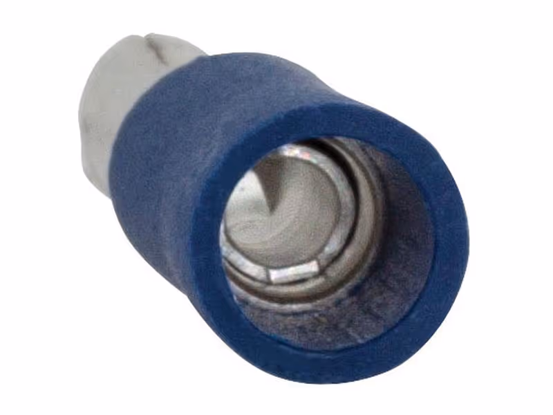 Cosses cylindriques, Standard Grip - Mâle, 4.0mm, bleues (1.5 - 2.5mm) - Vendu par 100