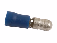 Cosses cylindriques, Standard Grip - Mâle, 5.0mm, bleues (1.5 - 2.5mm) - Vendu par 100