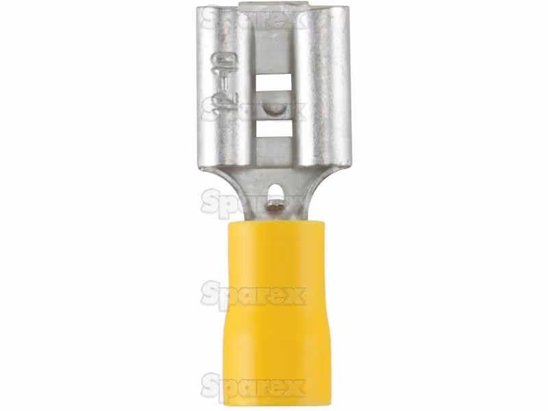 Cosses, double Grip - Femelle, 9.5mm, jaunes (4.0 - 6.0mm) - Vendu par 100