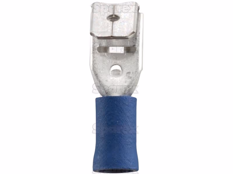 Cosses, double Grip - mâle femelle, 6.3mm, bleues (1.5 - 2.5mm) - Vendu par 100